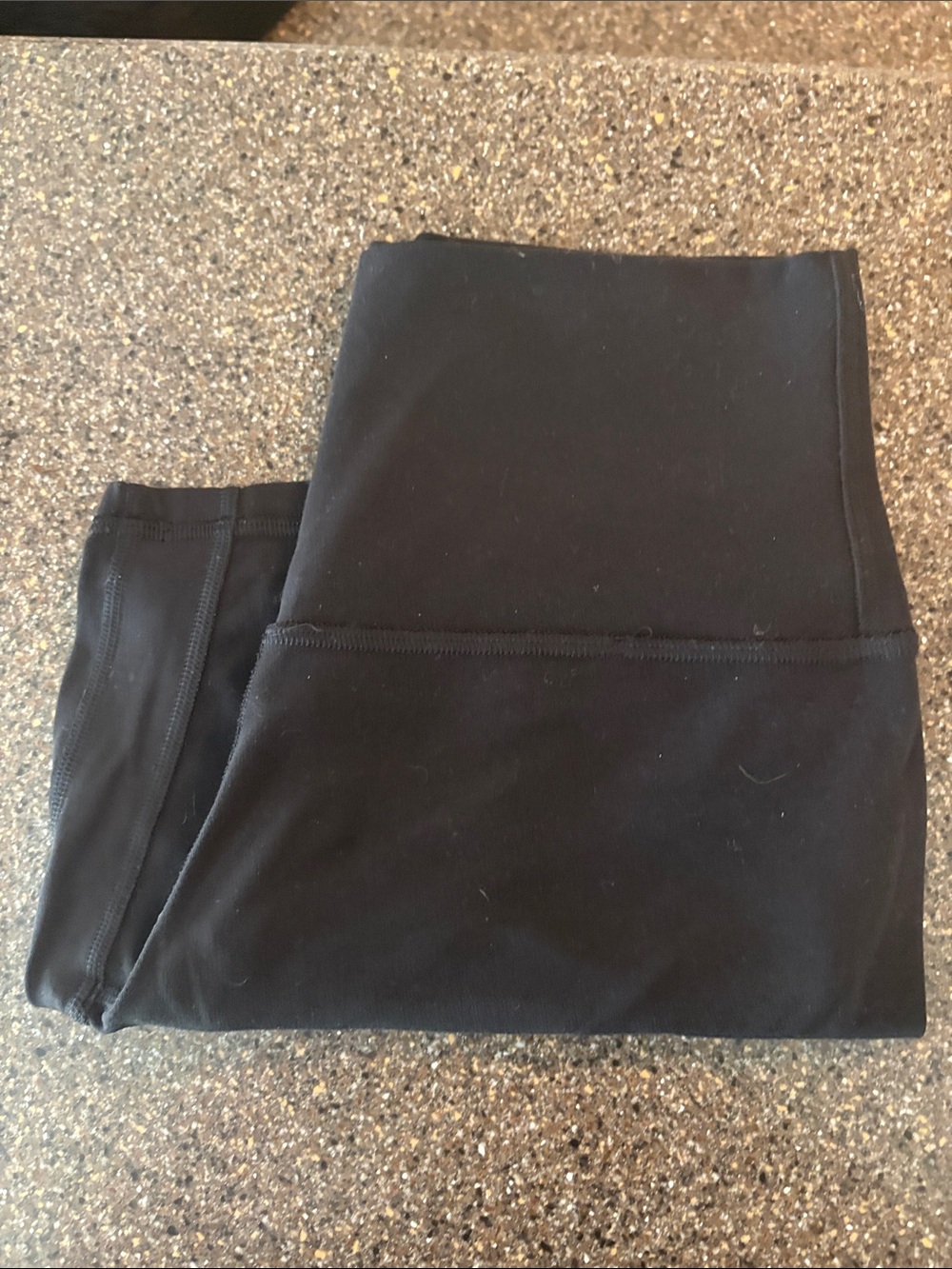 lululemon athletica Black Athletic Shorts with High Waistband